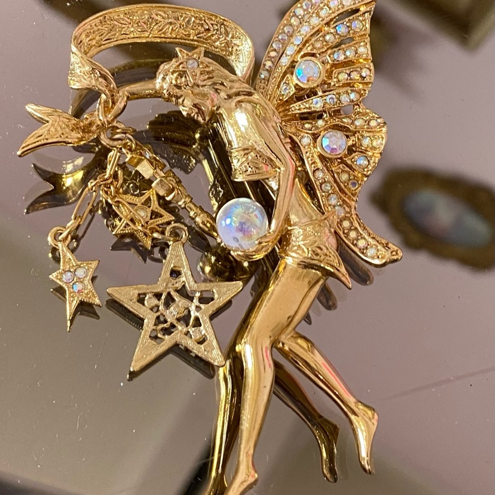 Kirks Folly Fairy Godmother Brooch